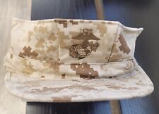  Details about USMC Marine Corps Garrison Marpat Cover Hat Cap Sz M Desert Cam picture