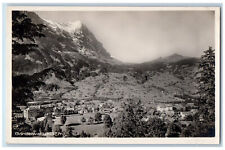 Grindelwald Switzerland Postcard The Eiger Glacier Scene c1930's RPPC Photo picture