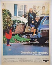 1969 Chevrolet Kingswood Estate Wagon 3 Seat Vtg Print Ad Man Cave Poster Art picture