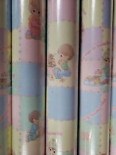 NOS Precious Moments American Greetings Wrapping Paper 2002 One Roll - multi dis picture