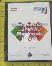 Vintage 1996 CP Rail Systems Transportation of M/W Dangerous Goods picture