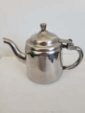 Vintage Lipton Tea Lidded Stainless Steel Teapot Or Creamer ~ 8oz picture