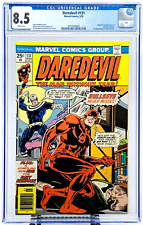 Daredevil #131 CGC 8.5 White Page Key 1st Appearance Origin Bullseye JUST GRADED picture