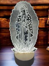Holy Mother Mary Religious statue led light picture