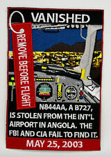 MR ALE Patches Vanished B727 CIA and FBI Investigation LARGE GMAN Patch picture