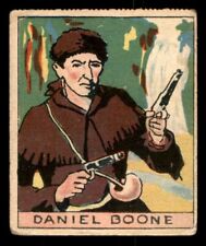 1933 R128 Western Strip Card #16 Daniel Boone GD picture