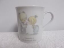 Vtg 1985 Precious Moments Friendship Is The Sweetest Thing Coffee Tea Cup Mug picture
