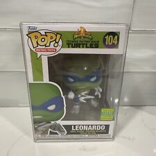 Funko Pop TMNT Leonardo - Blue Power Ranger With Protector 104 picture