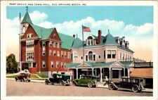 Vintage Postcard Post Office & Town Hall Old Orchard Beach ME Maine        A-779 picture