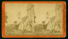 a832, James Cremer Stereoview, # -, New Masonic Temple, Parade, PA., 1870s picture