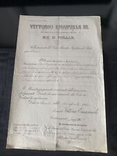 Vittorio Emanuele III, Title Ragioniere Finance Decree Short Of Conti 1920 picture