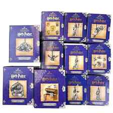 Lot of 11 Hallmark Harry Potter Keepsake Christmas Ornaments Bundle Pewter picture