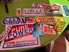 Vintage Lot Car Racing Stickers Decals picture