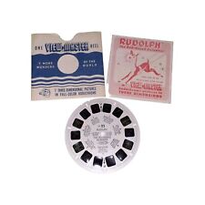 Vintage Sawyers View Master 1950 Rudolph The Red Nose Reindeer Christmas #25 picture