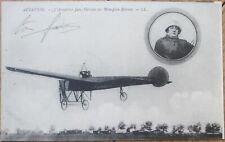 French Aviation 1913 Postcard, Female Pilot Aviator Jane Herveu Bleriot Airplane picture