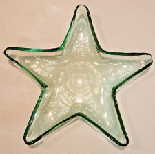 The Original Recycled Glass Green Starfish Made In Spain 10” Beach Sea Ocean picture