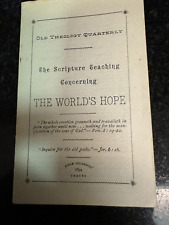 WATCHTOWER 1894 OLD THEOLOGY QUARTERLY NO. 22 picture