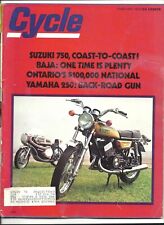 CYCLE Magazine, February 1972...Suzuki 750, Yamaha 250 DS7, Ontario, Baja picture