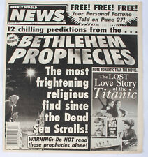 Weekly World News April 28, 1998 LOST LOVE STORY OF TITANIC BETHLEHEM PROPHECIES picture