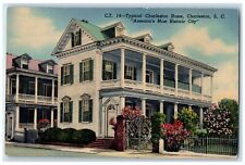 c1940's Charleston Home House Charleston South Carolina SC Vintage Postcard picture