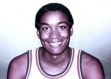 1981 ISIAH THOMAS Detroit Pistons NBA TV Media 35mm Photo Slide ROOKIE * RARE picture