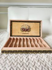 AJ Fernandez New World Dorado Gorditos Empty Wooden Cigar Box 12⅛x6½x1⅞ picture