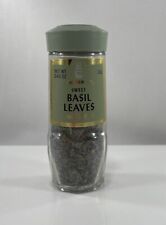 SWEET BASIL LEAVES Vintage McCormick Spice Jar Bottle Sage Green Lid picture