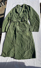 U.S. ARMY GREEN Military W/Wool Liner TRENCH COAT picture