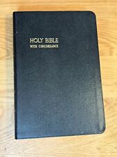 Holy Bible New Revised Standard Version Red Letter Leather Vintage 1952 picture
