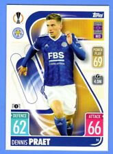 TOPPS Match Attax TCG 2021-22 UEFA CL #94 Dennis PRAET Leicester City FC picture