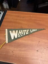 Vintage Pennant rare 1960's White Lake NC 18 INCH picture
