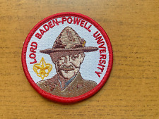 Lord Baden-Powell University patch picture
