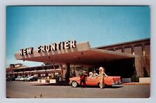 Las Vegas NV-Nevada, New Frontier Hotel Advertising, Vintage Postcard picture