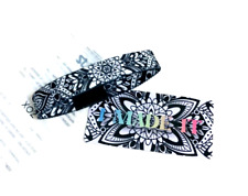 ZOX **I MADE IT** Silver Single med NIP Wristband w/Card picture
