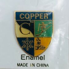 Copper Mountain Ski Resort Colorado Souvenir Enamel Lapel Pin Badge picture