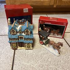 dickens collectables porcelain lighted house- Horse And Buggy picture