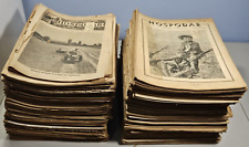 Huge Lot of 1940s Omaha Nebraska Hospodar Bohemian Farming Newspapers Magazines picture