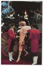 Princess Diana Returning From Honeymoon Chrome Unposted Postcard picture