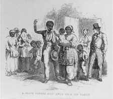 African American Leaving His Family,1860,Children,Woman,Auction,Trade picture