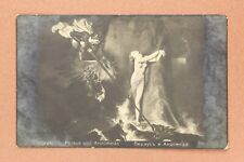 Tsarist Russia postcard 1906s Perseus and Andromeda naked beauty. Sea monster picture