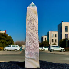 1.11LB Natural Purple powder crystal column obelisk healing specimen A813 picture