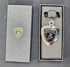 Automobili Lamborghini Swivel Shield Key Holder Keychain picture
