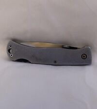 2003 Schrade 60TX  X-Timer Pocket Knife USA 5in Aircraft Aluminum Handle - Used picture