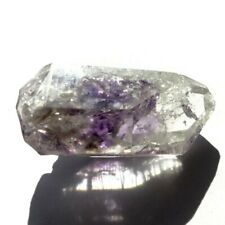 Amethyst in Clear Quartz Crystal with  Brandberg, Namibia BR1315 picture