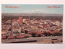 Aerial View Of Albuquerque New Mexico Looking West Posted 1969 Postcard picture