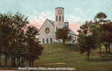 Postcard MA Mount Hermon Chapel Massachusetts Posted 1909 Vintage PC G8786 picture