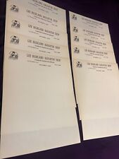 Letterhead 10 Sheets Of AUTO CLUB 1950s Vintage Stationery Unused Lot picture