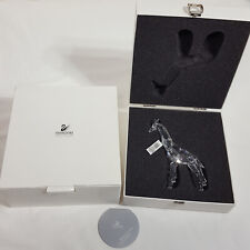 Swarovski Silver Crystal Baby Giraffe Figurine with Box and Certificate 7603 picture