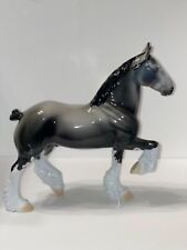 Peter Stone 2023 Glossy “Old Man Odysseus” Dapple Grey Sabino Trotting Drafter  picture