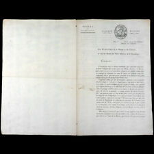 1796 - NAVY - LETTER FROM MINISTER TRUGUET TO SAILORS picture